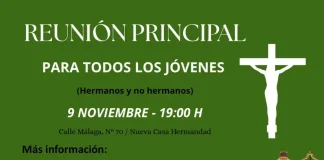 Alhaurín de la Torre celebra el I Encuentro Anual de Juventud Cofrade organizado por Los Verdes El Grupo Joven celebra su primer Encuentro Anual de la Juventud Cofrade