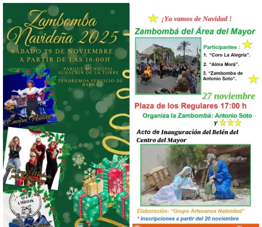 El Área del Mayor y los Verdes protagonizan las primeras zambombas navideñas