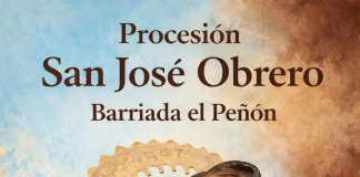 Este viernes, 1 de mayo, se celebra la procesión de San José Obrero en El Peñón
