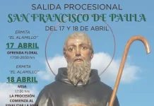 El sábado 18 de abril Alhaurín de la Torre celebra la procesión de San Francisco de Paula