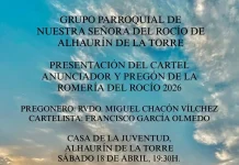 El Grupo Parroquial de Nuestra Señora del Rocío celebra su pregón el sábado 18