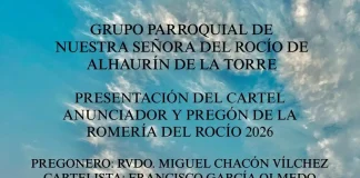 El Grupo Parroquial de Nuestra Señora del Rocío celebra su pregón el sábado 18
