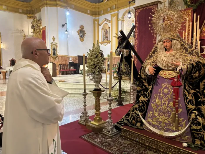 Los Moraos celebran el Día de la Virgen de los Dolores con una misa a su sagrada titular