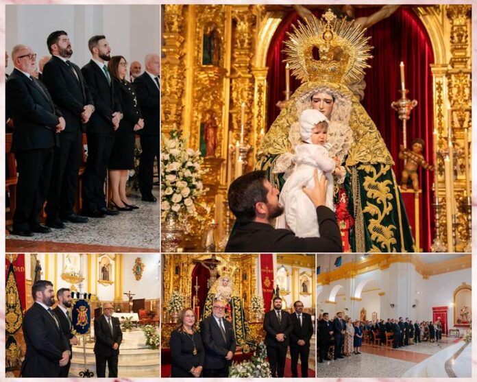 Los Verdes celebran la festividad de la Virgen de la Soledad y anuncian al pregonero y autor del cartel del Viernes Santo